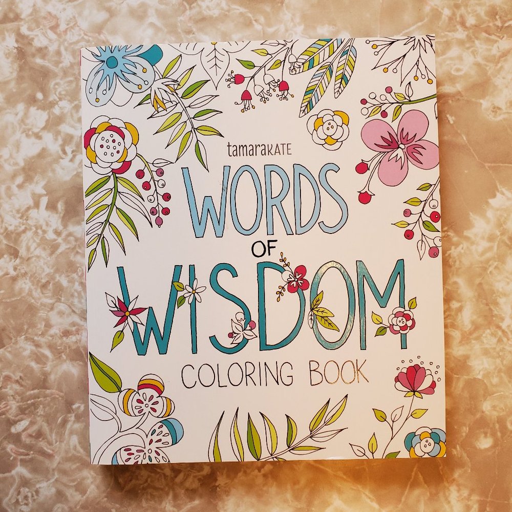 Words of Wisdom Coloring Book (New) (3 for $15)